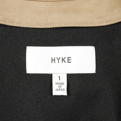 トレンチコート コットン ベージュ ハイク アウター HYKE