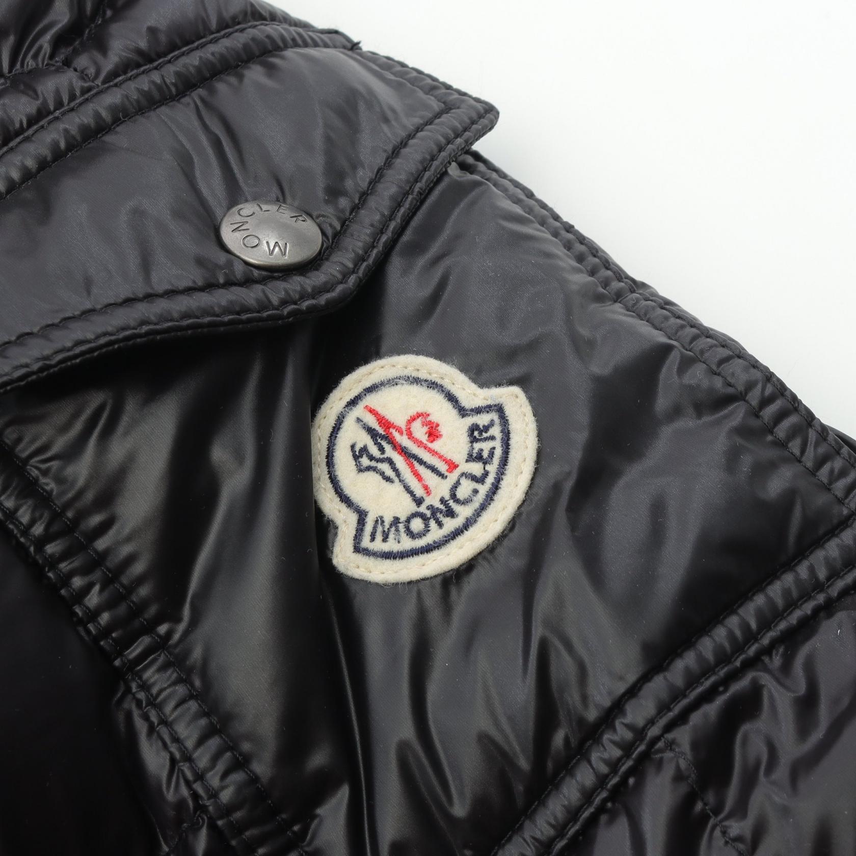HUBERT ダウンジャケット ナイロン ブラック モンクレール アウター MONCLER