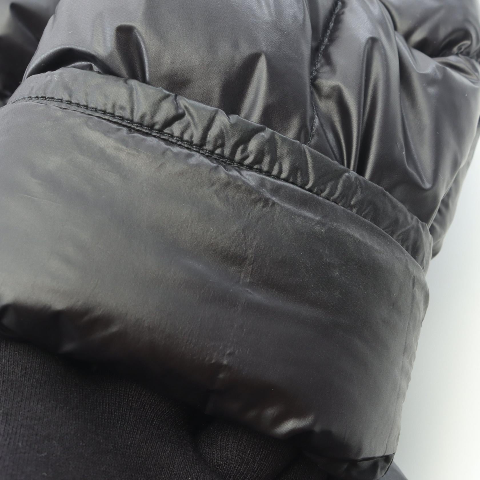 HUBERT ダウンジャケット ナイロン ブラック モンクレール アウター MONCLER