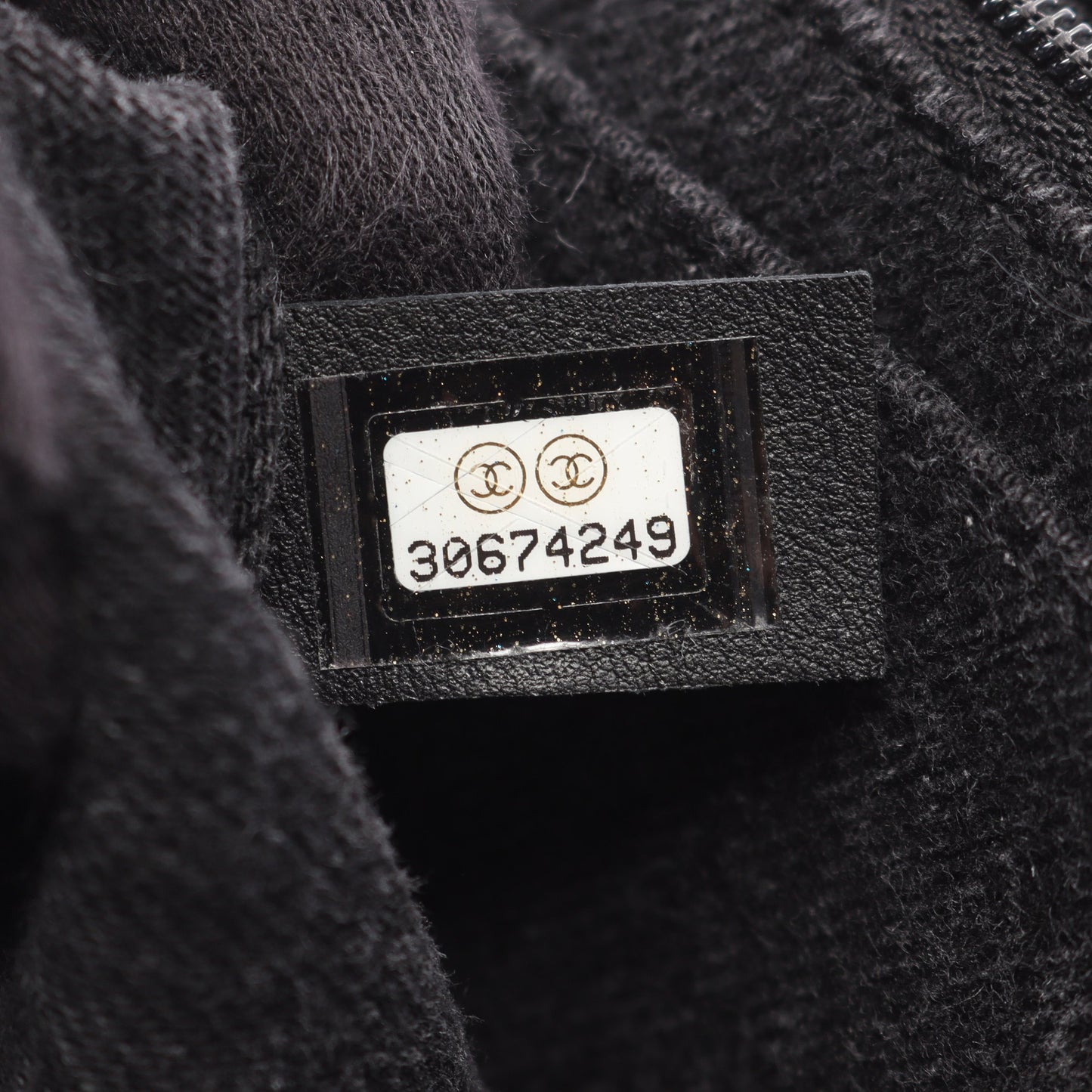 マトラッセ Wチェーンショルダーバッグ デニム ダークグレー シルバー金具 シャネル バッグ CHANEL
