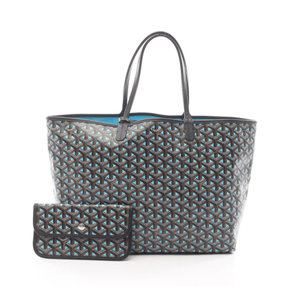 サンルイPM ハンドバッグ トートバッグ コーティングキャンバス レザー ブルー ブラック ブラウン ゴヤール バッグ GOYARD