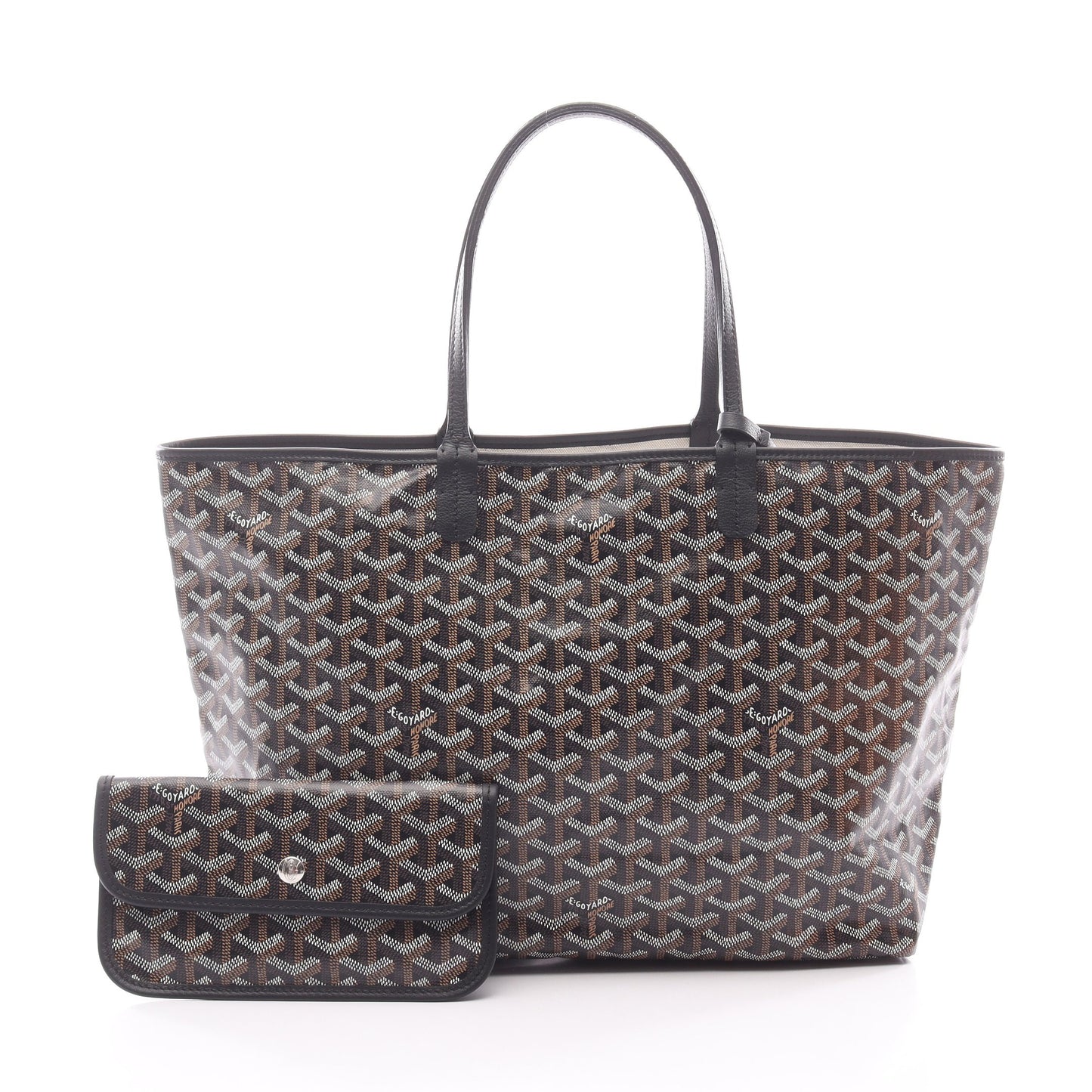 サンルイPM ハンドバッグ トートバッグ コーティングキャンバス レザー ブラック マルチカラー ゴヤール バッグ GOYARD