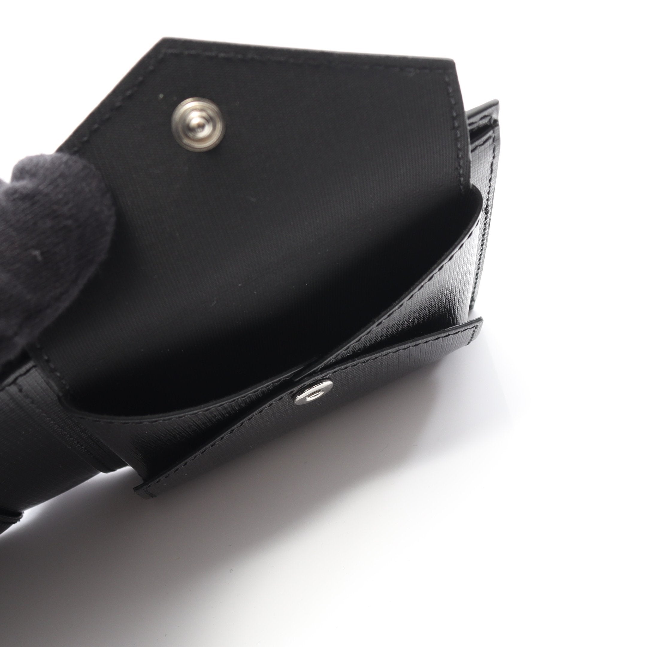 クラシック 4G ウォレット 二つ折り財布 レザー ブラック ジバンシィ