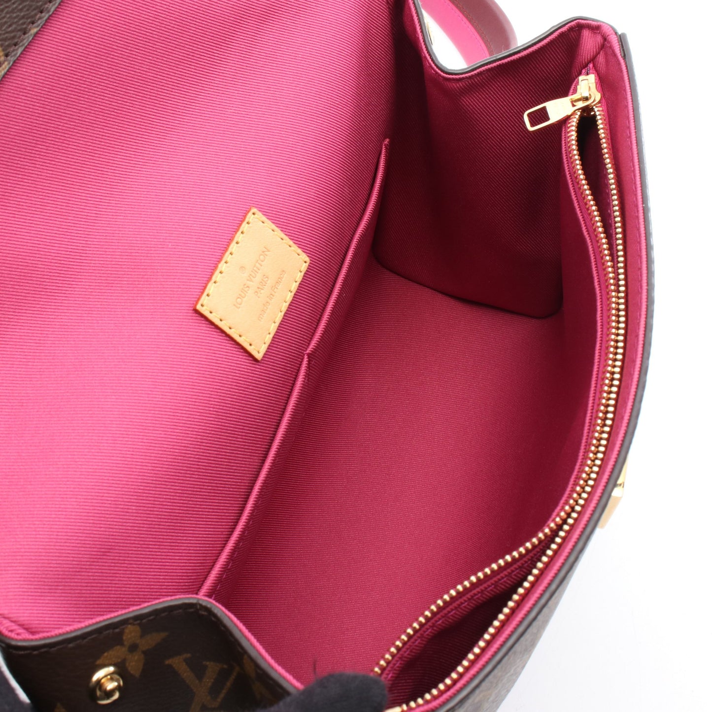 クリュニーBB モノグラム ローズ ハンドバッグ PVC レザー ブラウン 2WAY ルイヴィトン バッグ LOUIS VUITTON