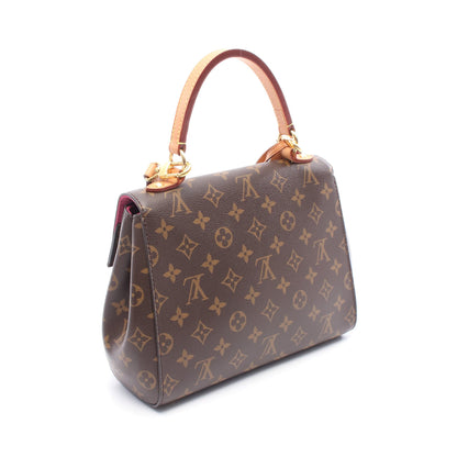 クリュニーBB モノグラム ローズ ハンドバッグ PVC レザー ブラウン 2WAY ルイヴィトン バッグ LOUIS VUITTON