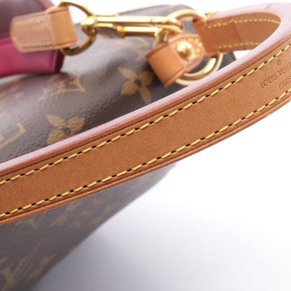 クリュニーBB モノグラム ローズ ハンドバッグ PVC レザー ブラウン 2WAY ルイヴィトン バッグ LOUIS VUITTON