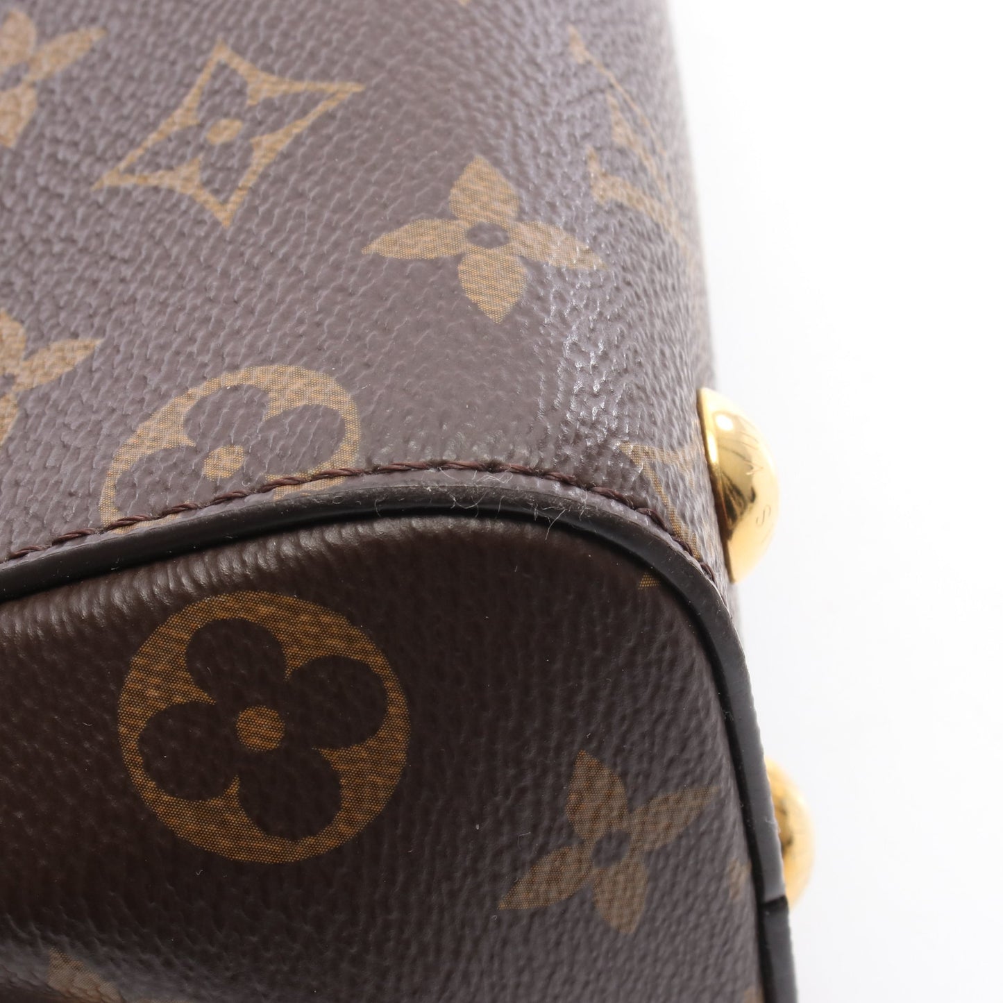 クリュニーBB モノグラム ローズ ハンドバッグ PVC レザー ブラウン 2WAY ルイヴィトン バッグ LOUIS VUITTON