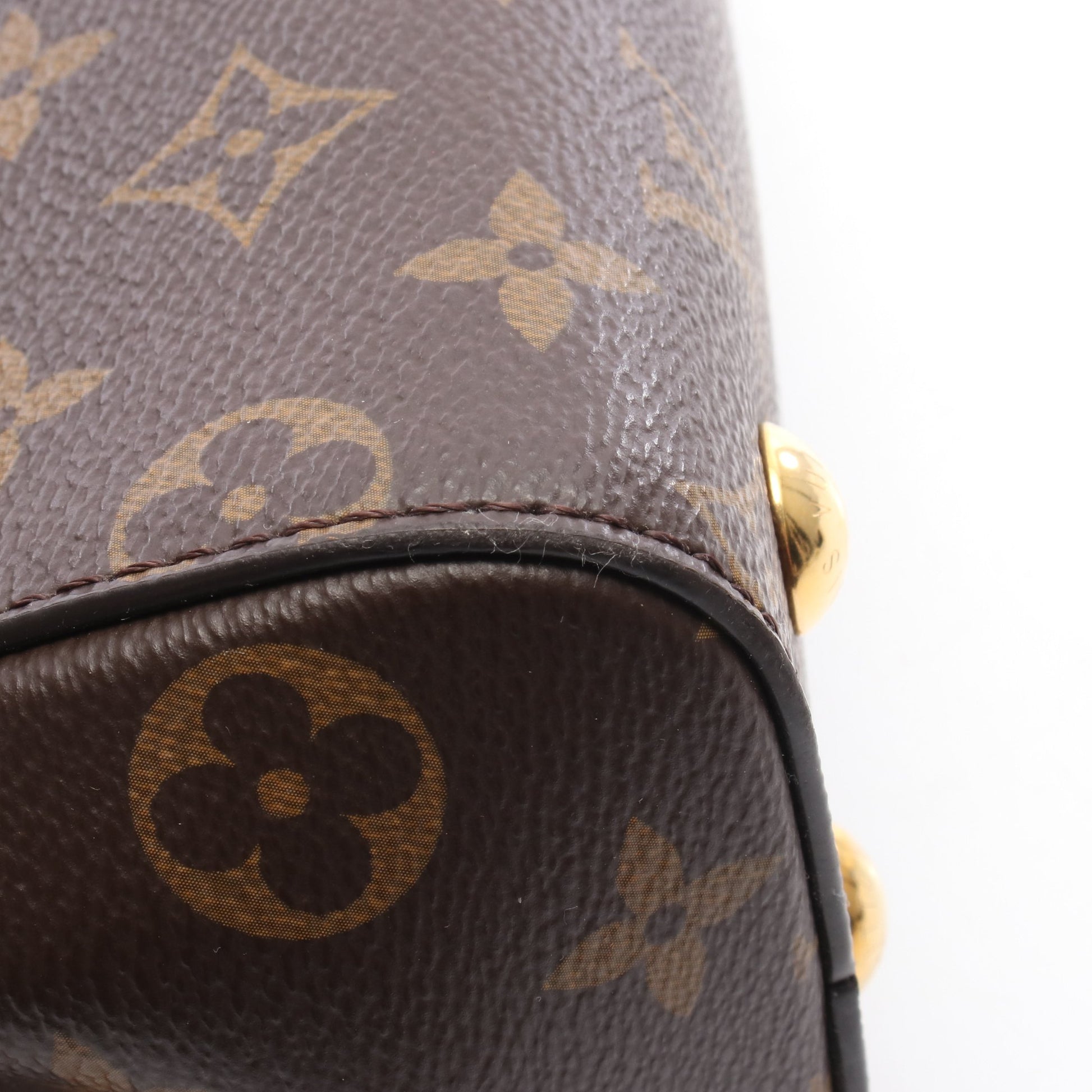 クリュニーBB モノグラム ローズ ハンドバッグ PVC レザー ブラウン 2WAY ルイヴィトン バッグ LOUIS VUITTON