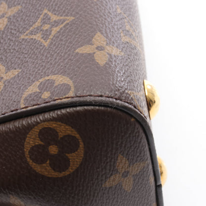 クリュニーBB モノグラム ローズ ハンドバッグ PVC レザー ブラウン 2WAY ルイヴィトン バッグ LOUIS VUITTON