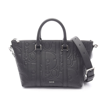 ウィークエンダーPM ハンドバッグ レザー ブラック 2WAY クリスチャンディオール バッグ Christian Dior