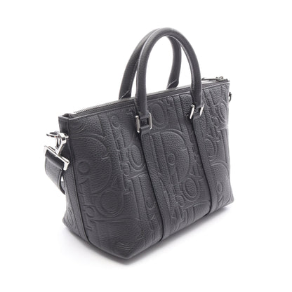 ウィークエンダーPM ハンドバッグ レザー ブラック 2WAY クリスチャンディオール バッグ Christian Dior
