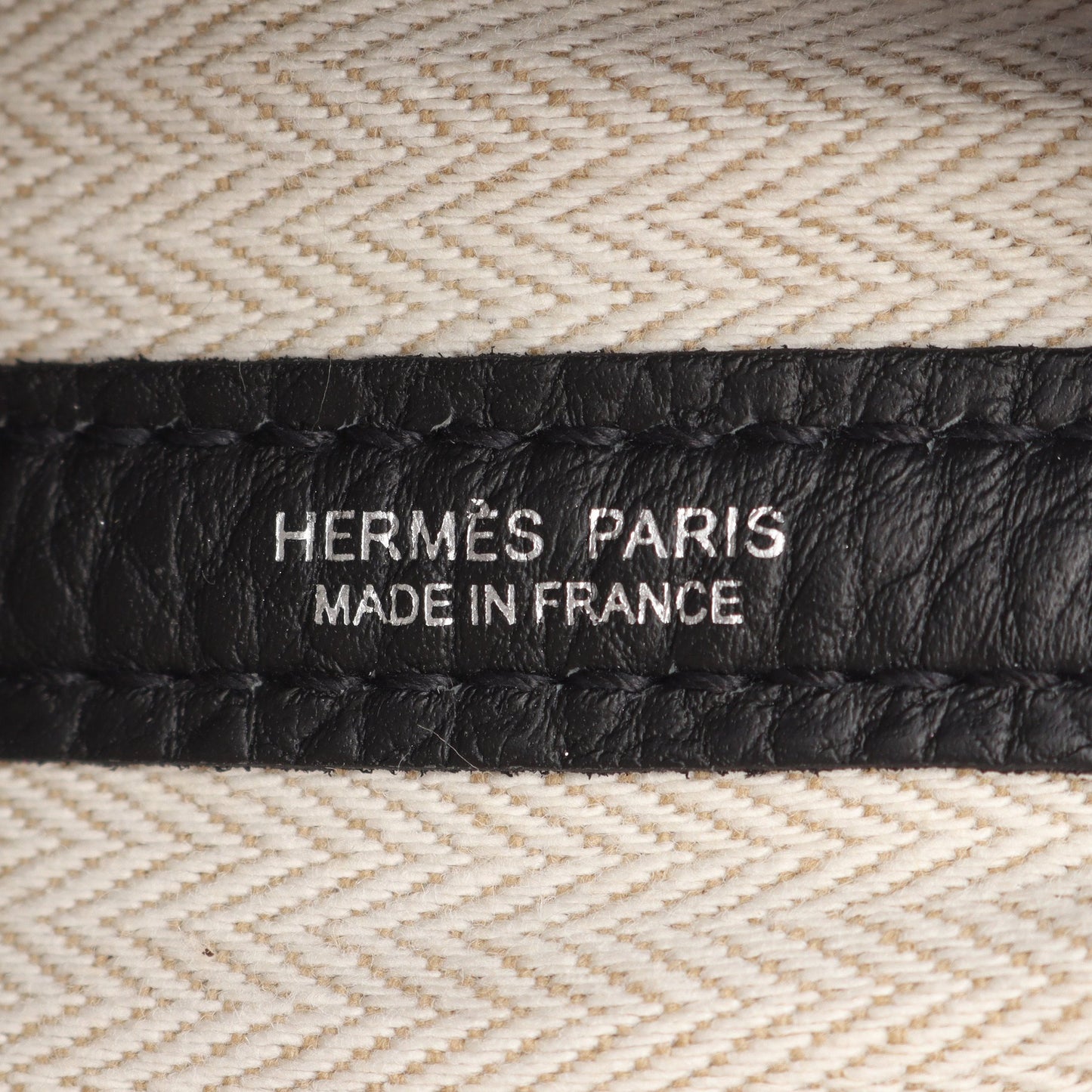 ガーデンパーティTPM ハンドバッグ トートバッグ ネゴンダ ブラック シルバー金具 W刻印 エルメス バッグ HERMES
