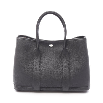ガーデンパーティTPM ハンドバッグ トートバッグ ネゴンダ ブラック シルバー金具 W刻印 エルメス バッグ HERMES