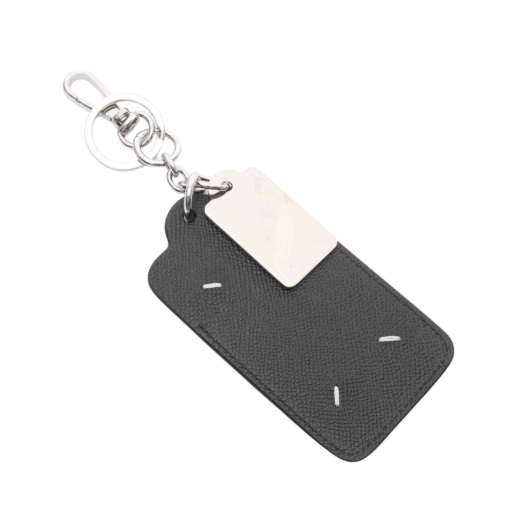 キーリング カードホルダー キーホルダー バッグチャーム レザー