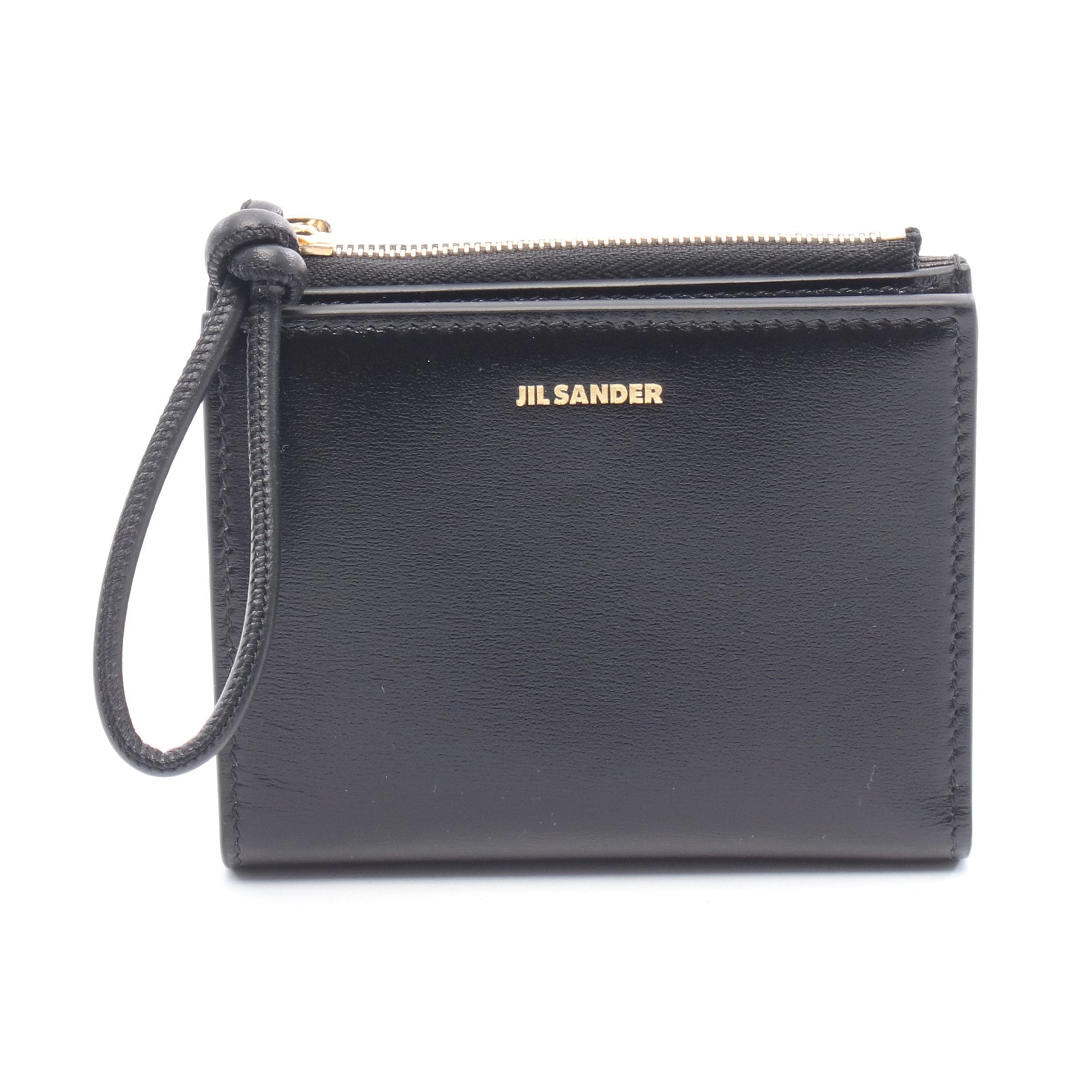 S☆R☆M　ジルサンダー　ウォレットスモール JIL SANDER ミニウォレット ブラック スモールレザーグッズ ウィメンズ