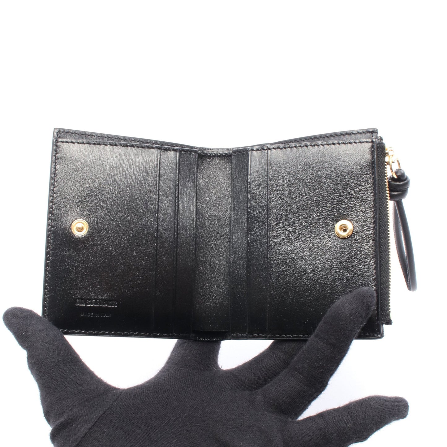 Giro ミニフレンチウォレット 二つ折り財布 レザー ブラック ジル  