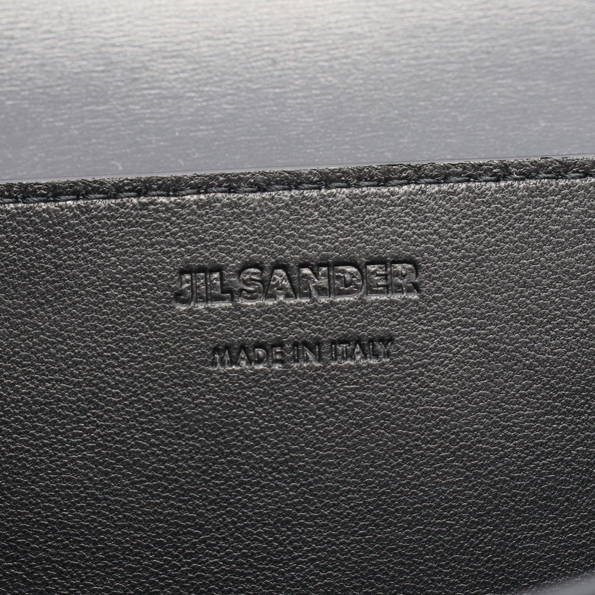TASSEL ショルダーバッグ レザー ブラック ジルサンダー バッグ JIL SANDER