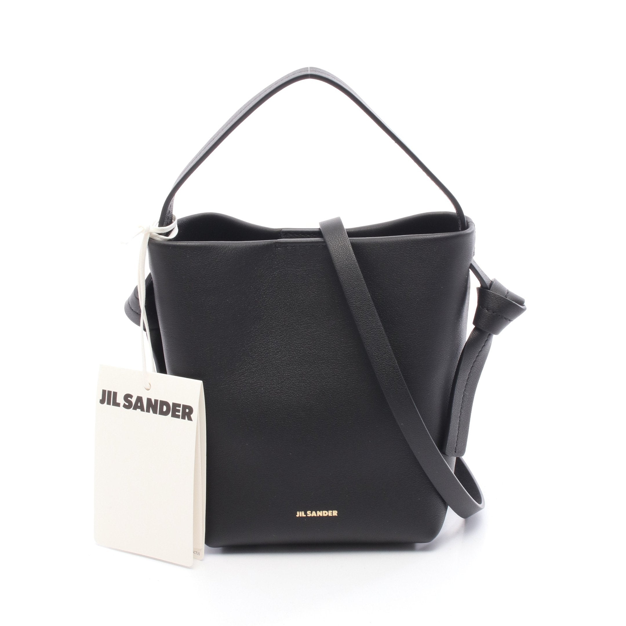 KNOT HOBO MINI ハンドバッグ レザー ブラック 2WAY ジルサンダー – RECLO