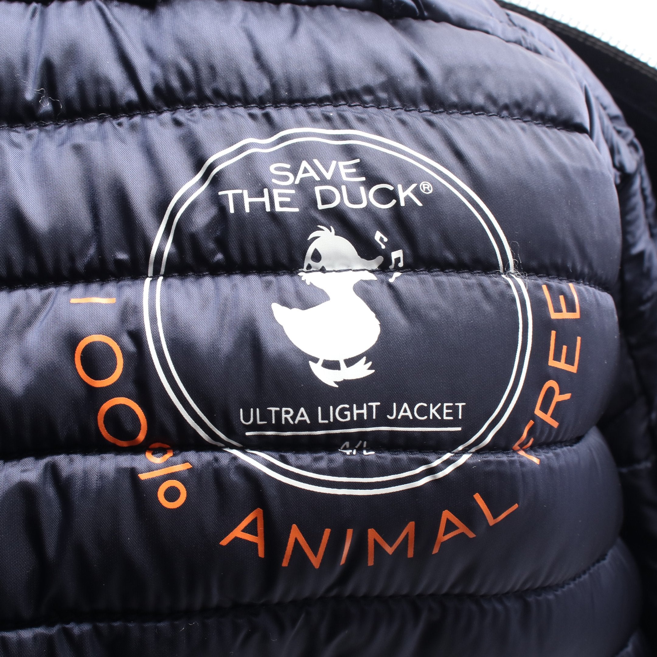 ダウンジャケット ナイロン ネイビー フード付き セーブザダック – RECLO