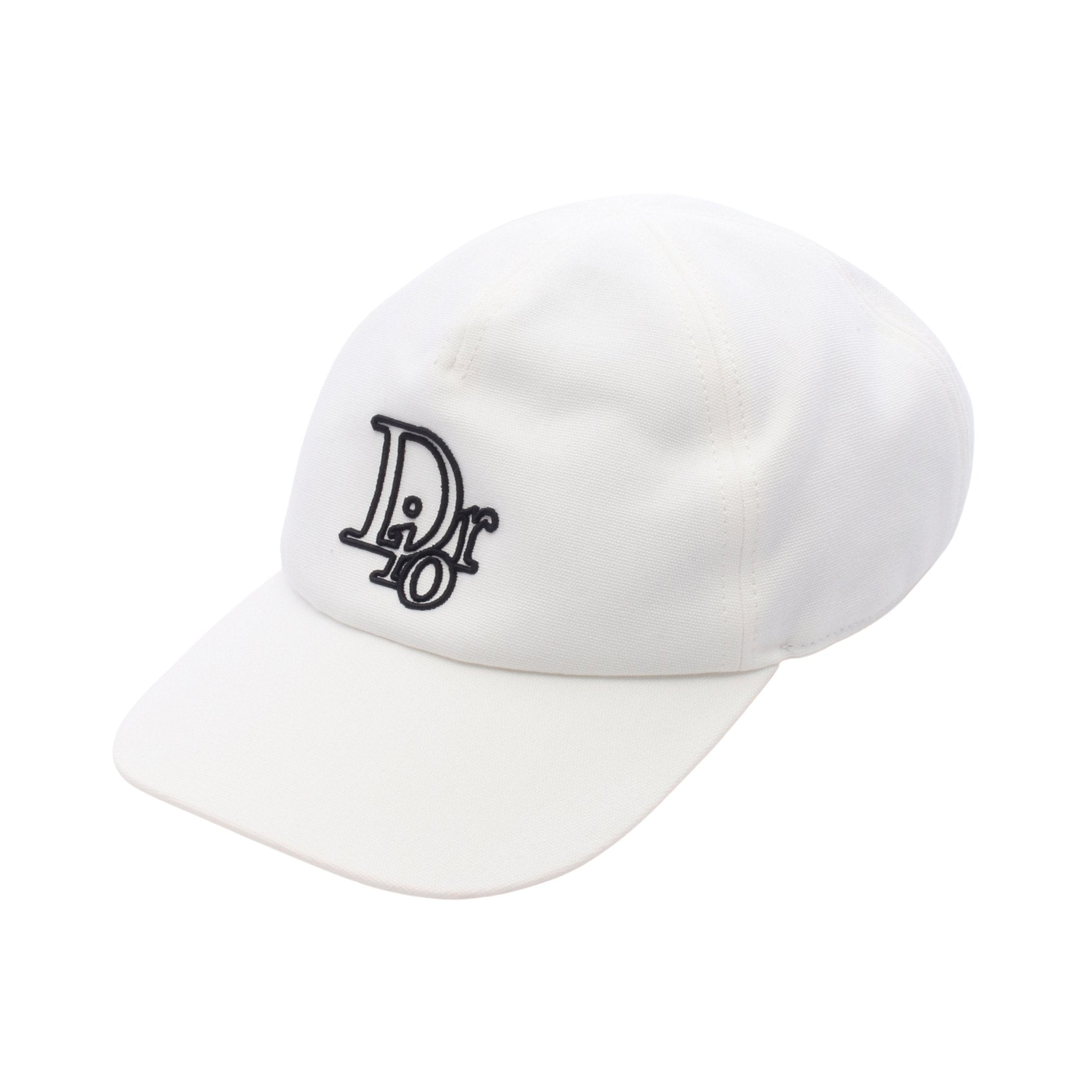 Christian Dior ホワイト ミュール C&Dロゴ DIOR】