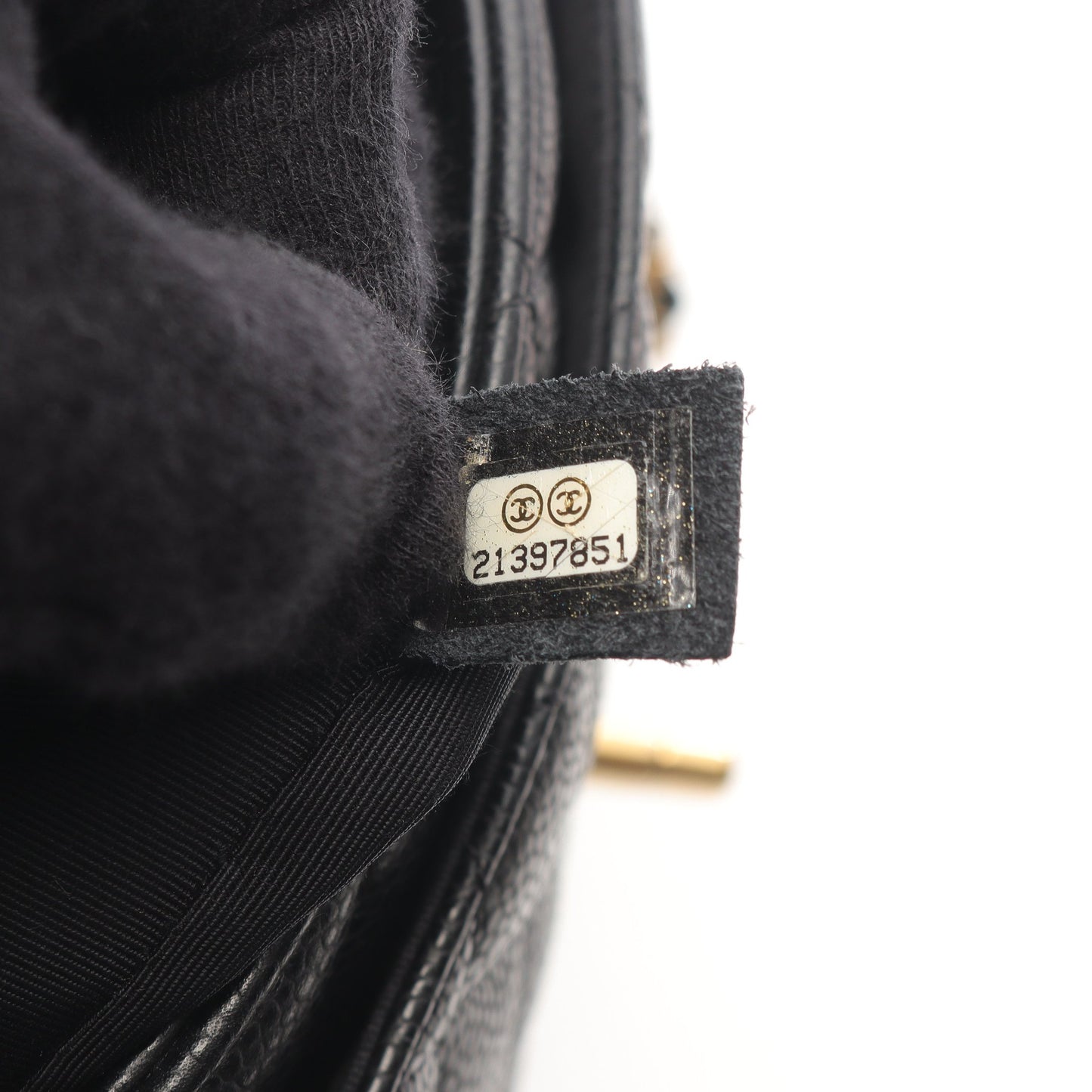 マトラッセ チェーンショルダーバッグ チェーントートバッグ キャビアスキン ブラック ゴールド金具 シャネル バッグ CHANEL