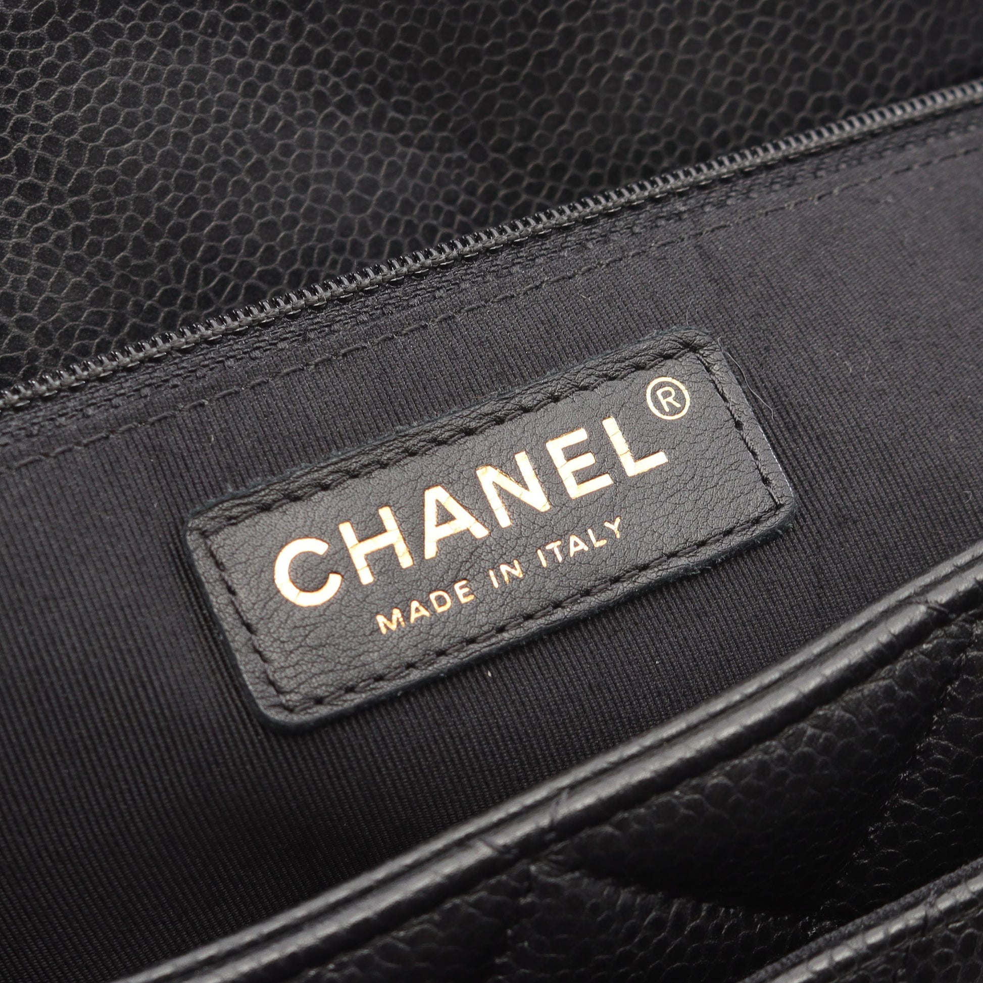 マトラッセ チェーンショルダーバッグ チェーントートバッグ キャビアスキン ブラック ゴールド金具 シャネル バッグ CHANEL