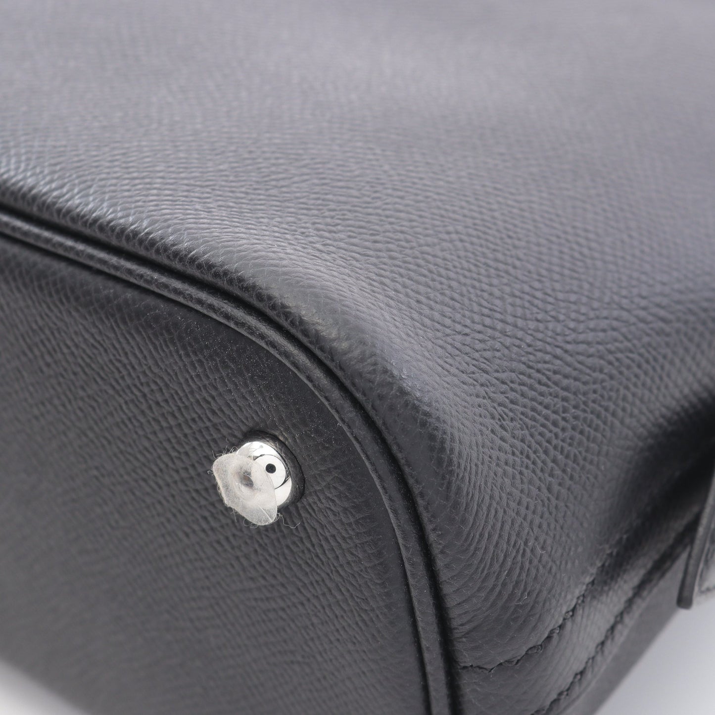 ボリード1923 25 ハンドバッグ ヴォーエプソン ブラック シルバー金具 2WAY K刻印 エルメス バッグ HERMES