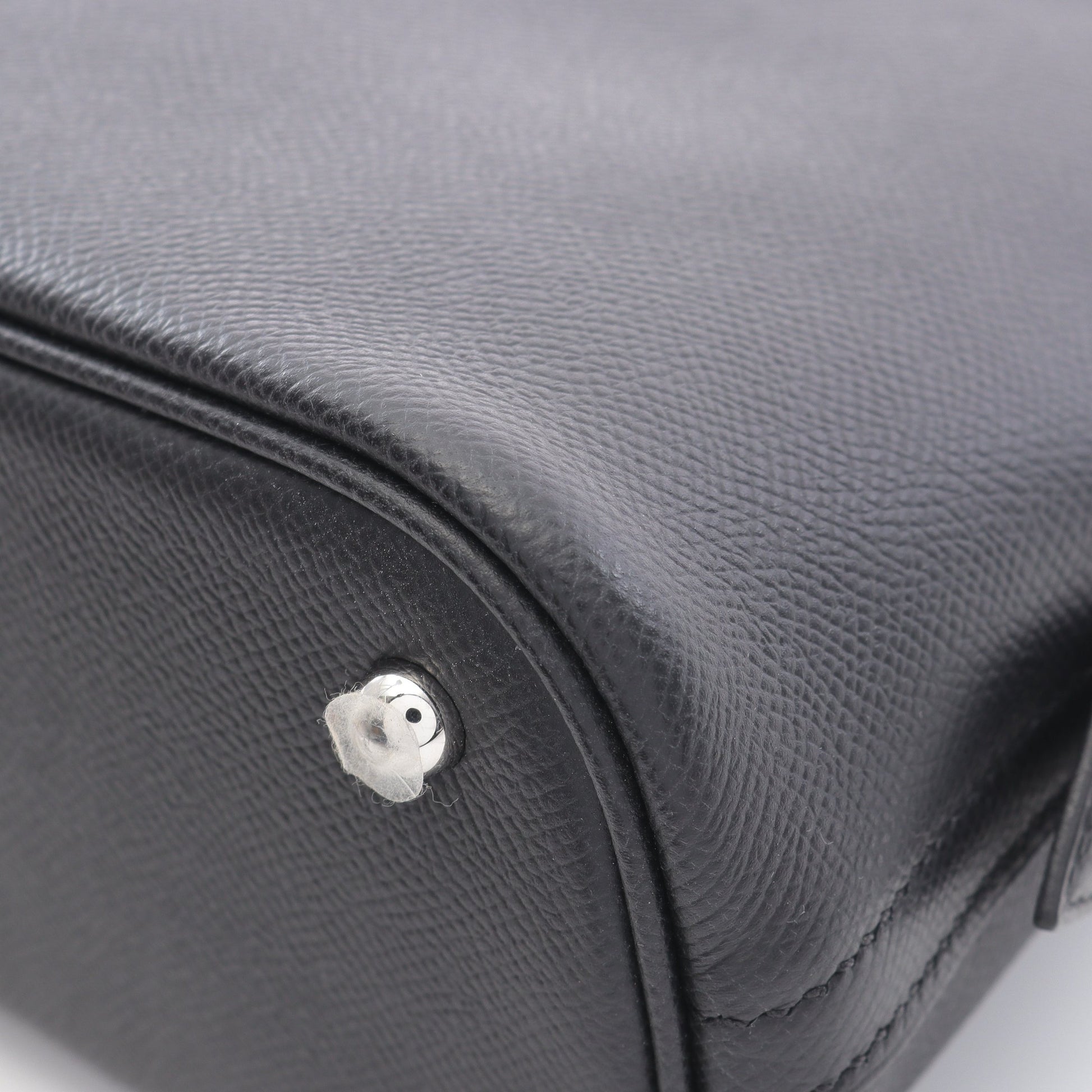 ボリード1923 25 ハンドバッグ ヴォーエプソン ブラック シルバー金具 2WAY K刻印 エルメス バッグ HERMES
