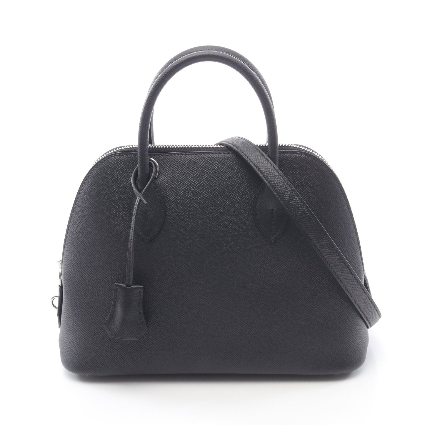 ボリード1923 25 ハンドバッグ ヴォーエプソン ブラック シルバー金具 2WAY K刻印 エルメス バッグ HERMES