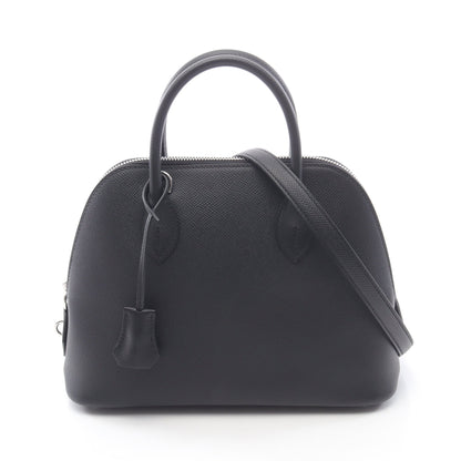 ボリード1923 25 ハンドバッグ ヴォーエプソン ブラック シルバー金具 2WAY K刻印 エルメス バッグ HERMES