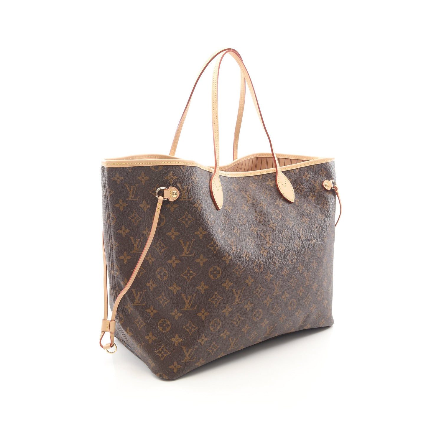 ネヴァーフルGM モノグラム ショルダーバッグ トートバッグ PVC レザー ブラウン ルイヴィトン バッグ LOUIS VUITTON