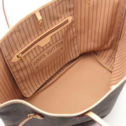 ネヴァーフルGM モノグラム ショルダーバッグ トートバッグ PVC レザー ブラウン ルイヴィトン バッグ LOUIS VUITTON