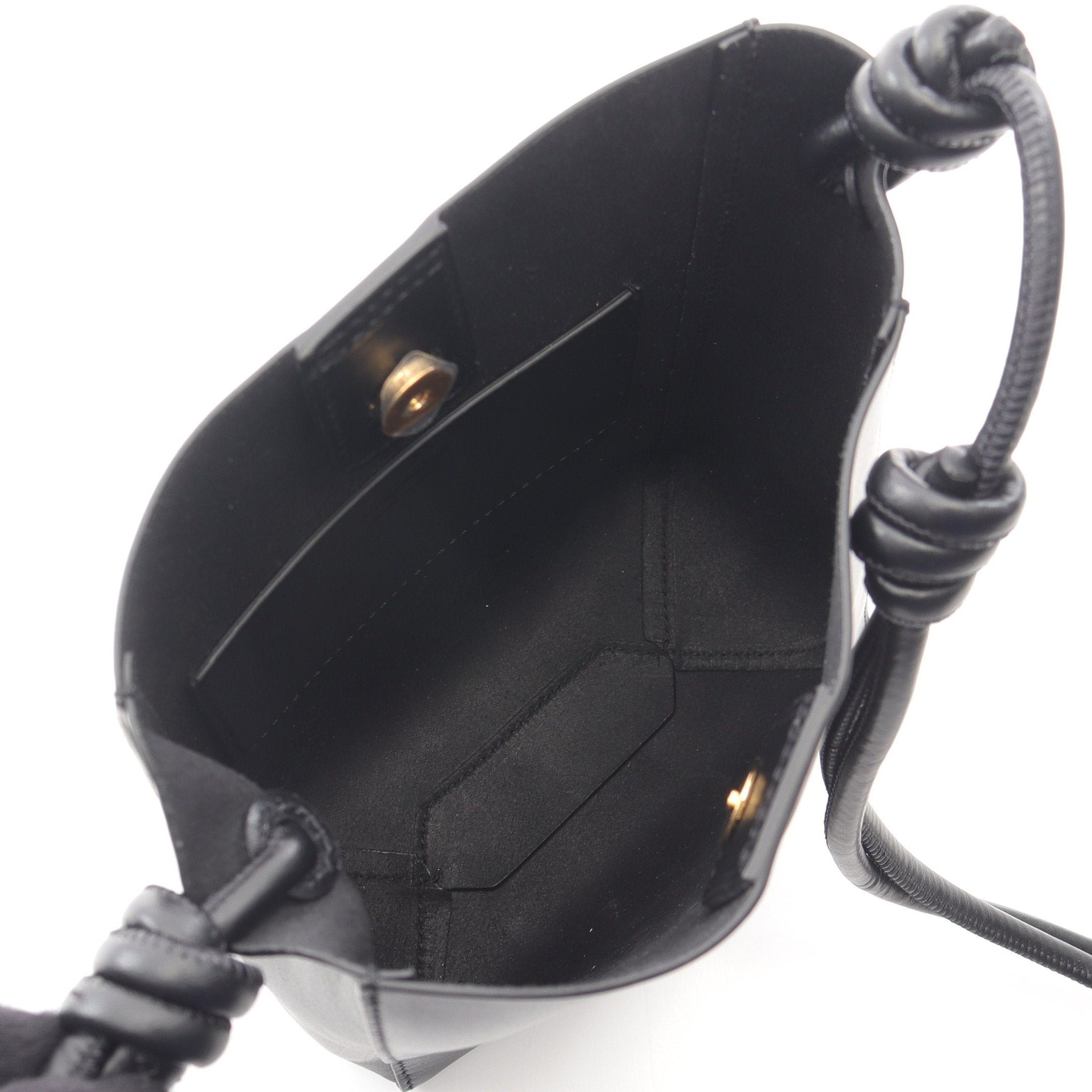 GIRO SHOULDER BAG ショルダーバッグ レザー ブラック ジルサンダー