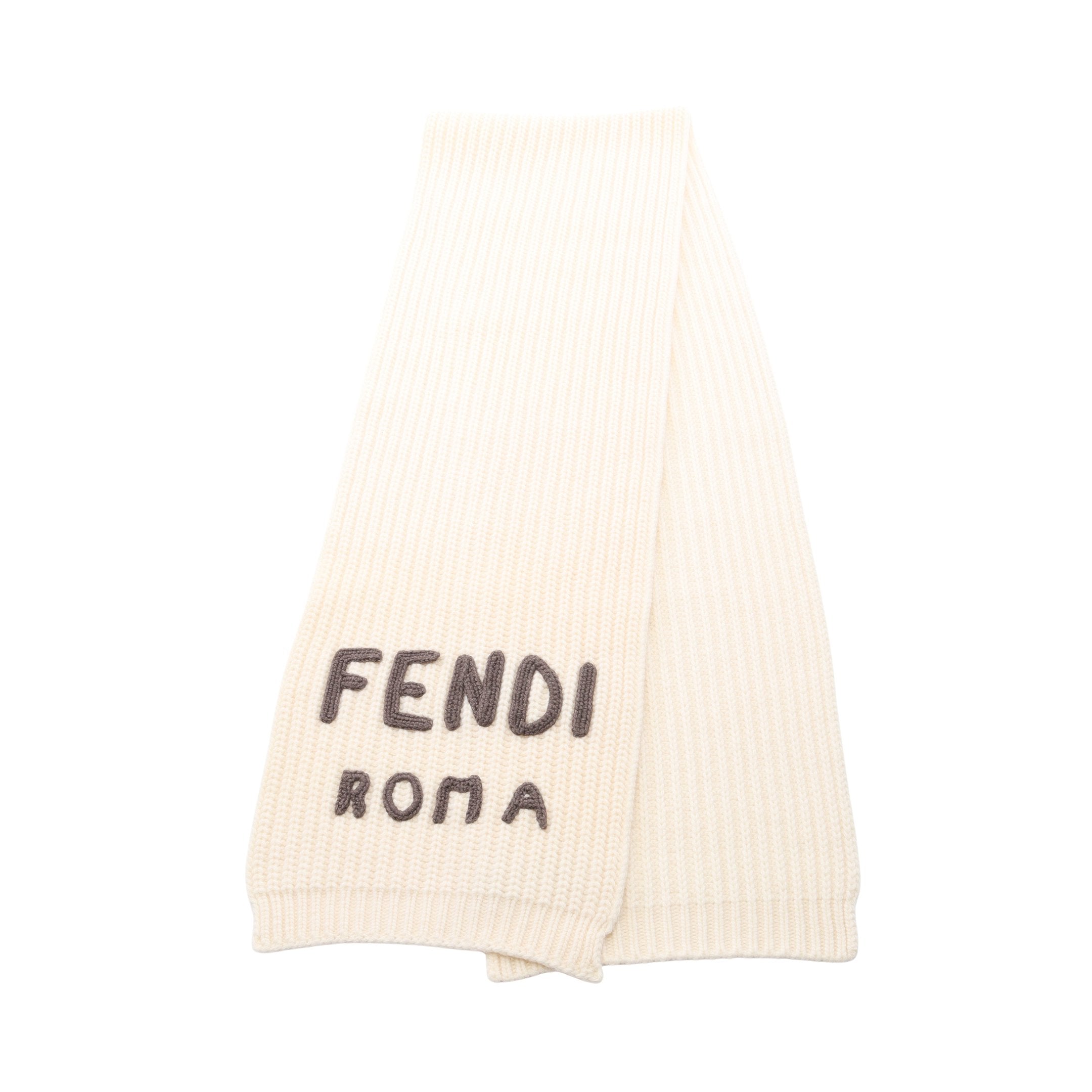 ★FENDI ★イエローロゴマフラー ☆FENDI ☆イエローロゴマフラー