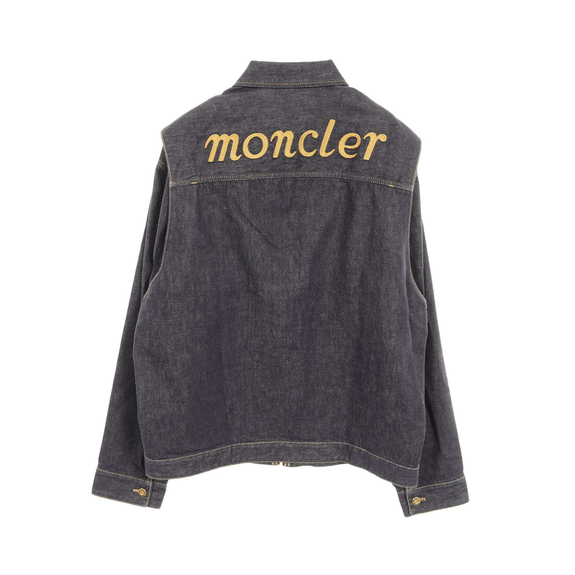 GENIUS 3 × NIGO × Mercedes-Benz NEPIT ジップアップ デニムジャケット コットン ネイビー モンクレール アウター MONCLER