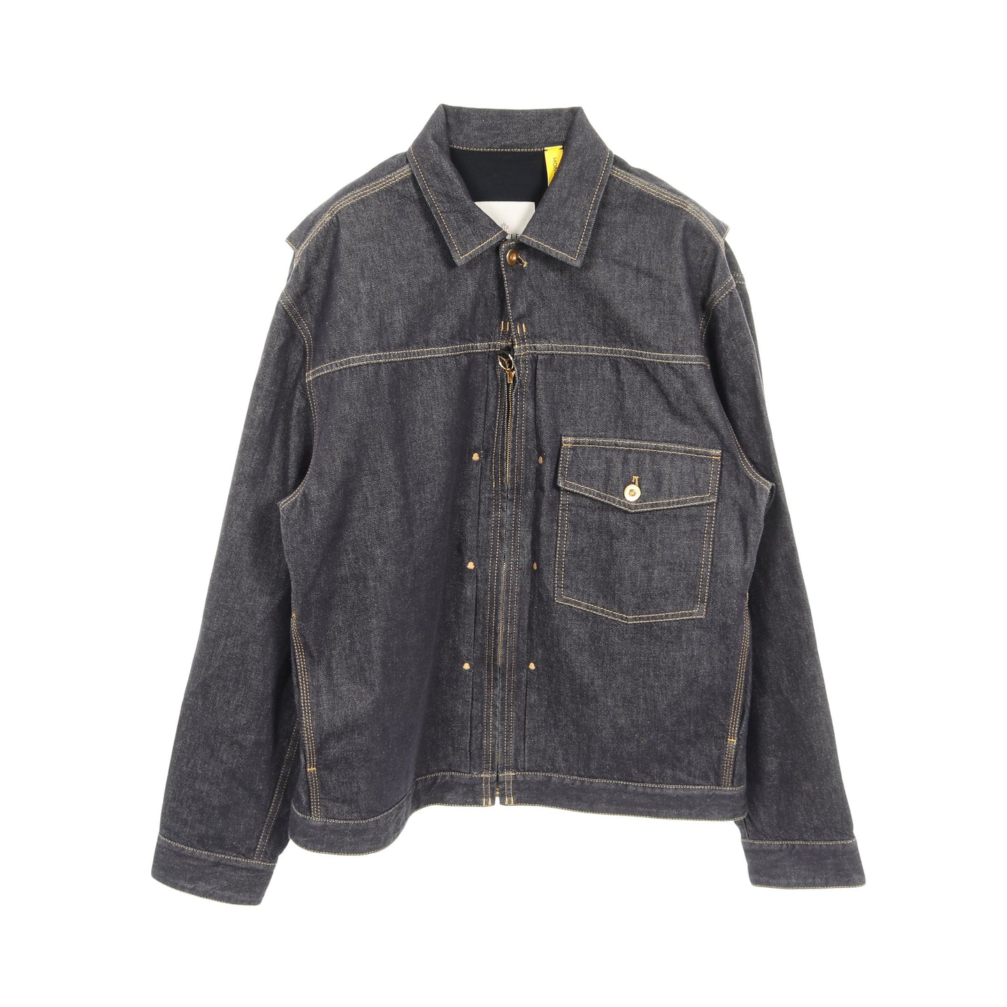 GENIUS 3 × NIGO × Mercedes-Benz NEPIT ジップアップ デニムジャケット コットン ネイビー モンクレール アウター MONCLER