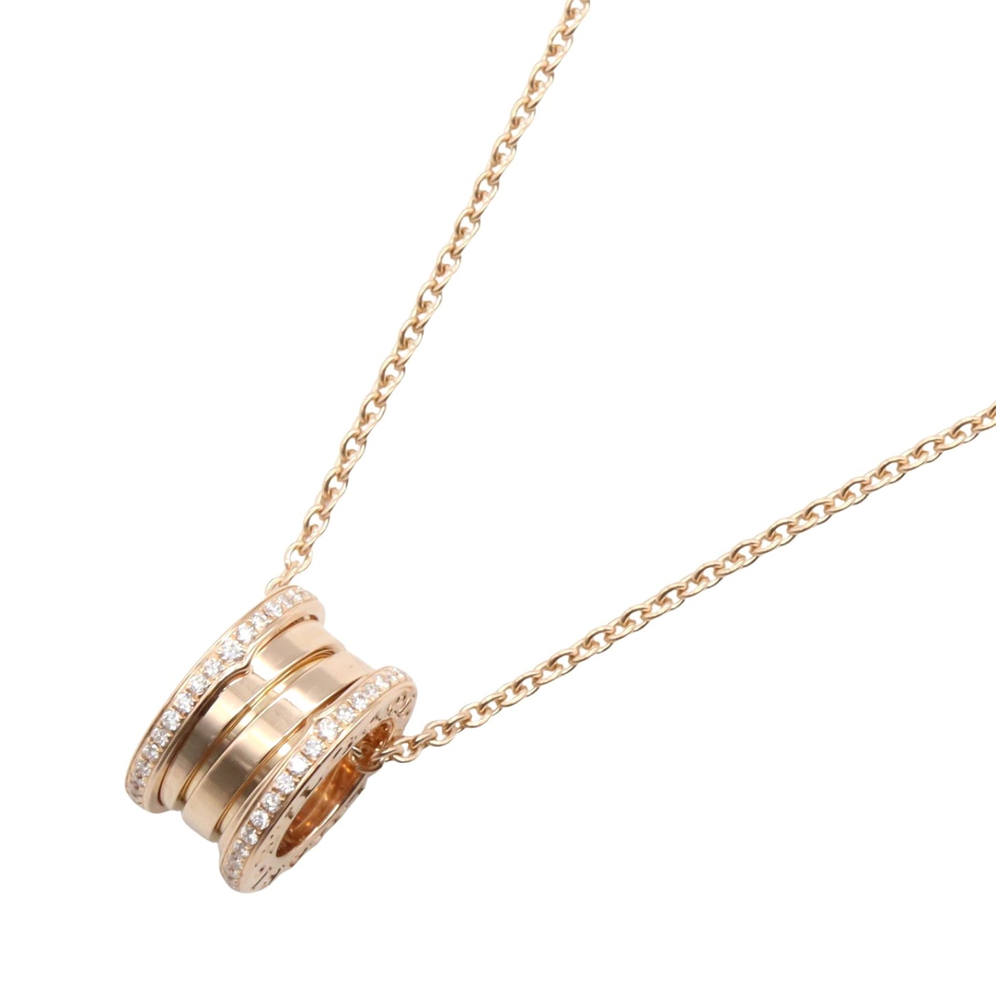 B-zero1 ビーゼロワン ネックレス ダイヤ ネックレス K18PG（ピンクゴールド） ダイヤモンド クリア ブルガリ アクセサリー BVLGARI