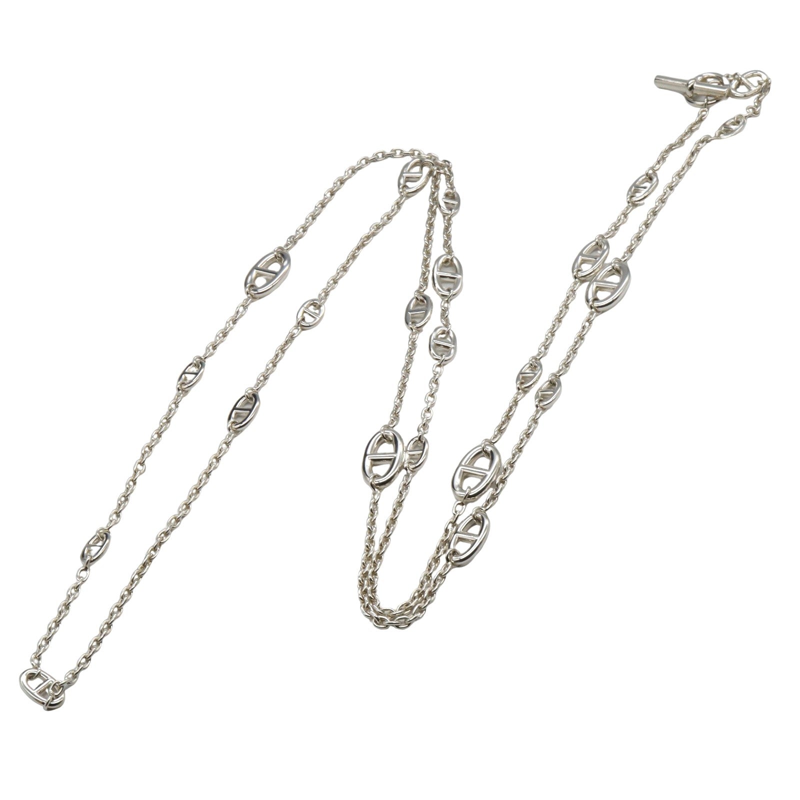 ファランドールロングネックレス ネックレス シルバー925 シルバー エルメス アクセサリー HERMES