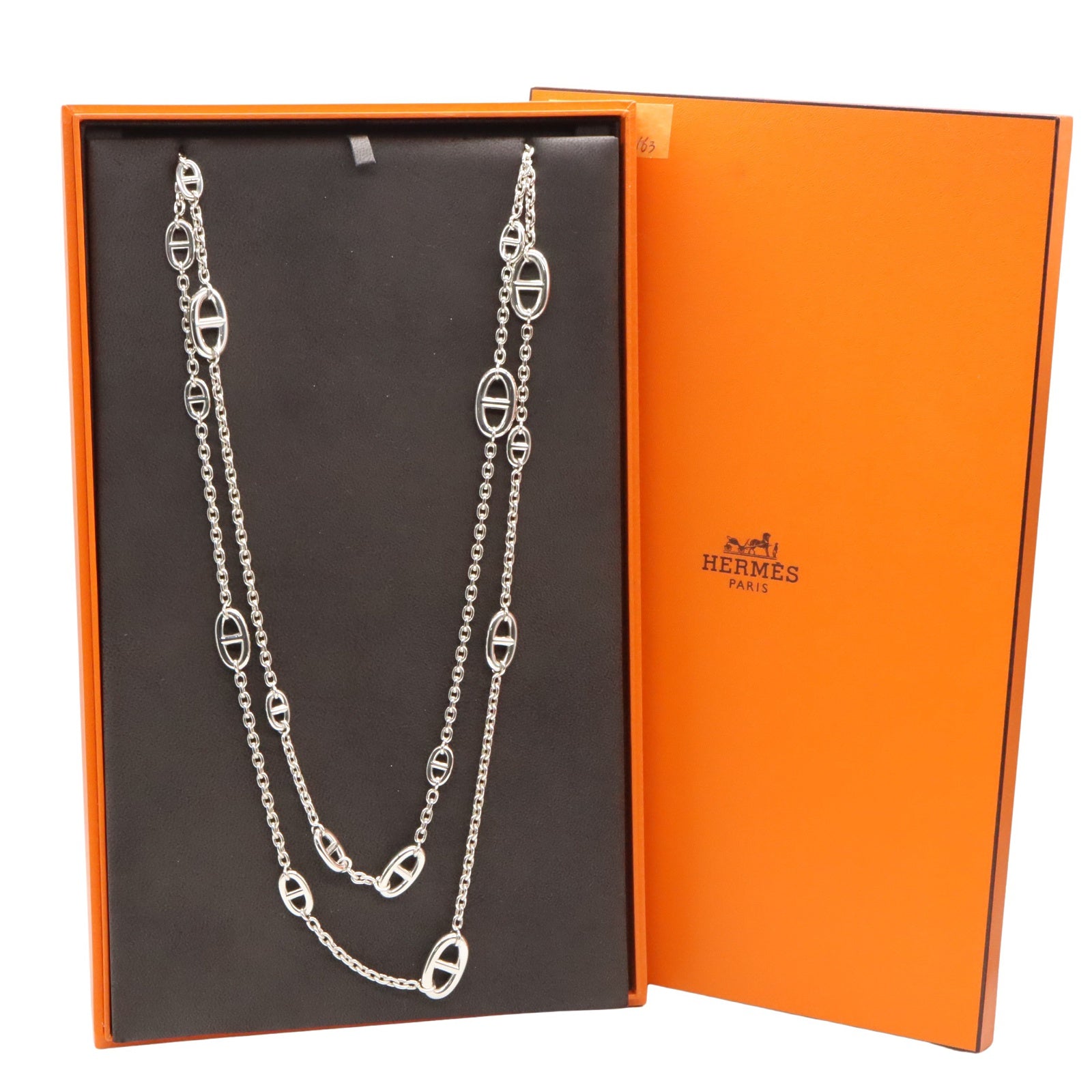 ファランドールロングネックレス ネックレス シルバー925 シルバー エルメス アクセサリー HERMES