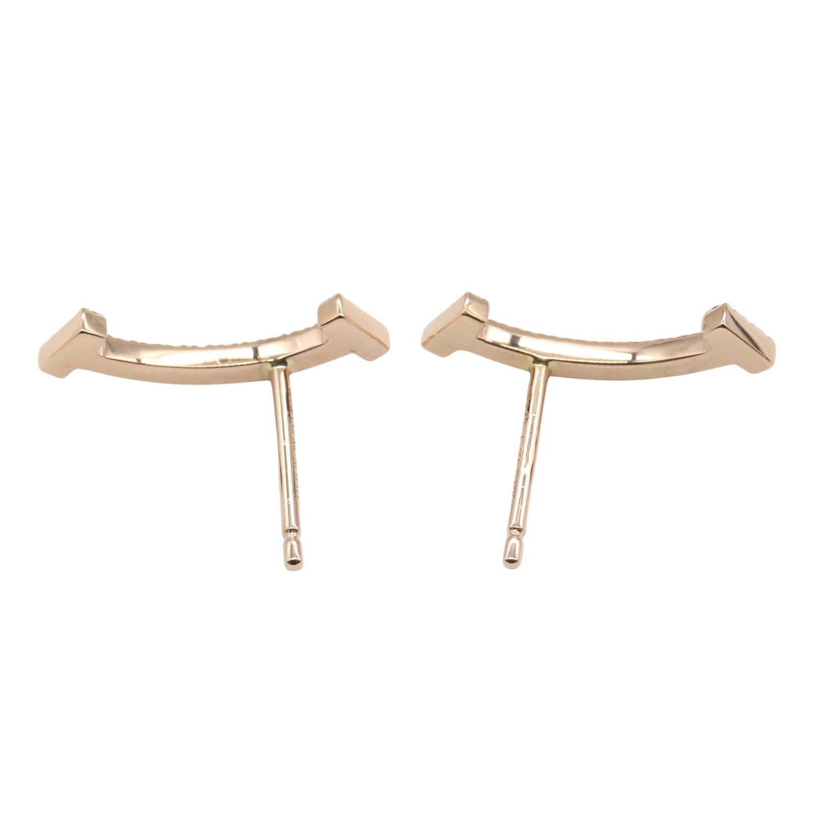 Tスマイルミニ ピンクサファイア ピアス ピアス K18PG（ピンクゴールド