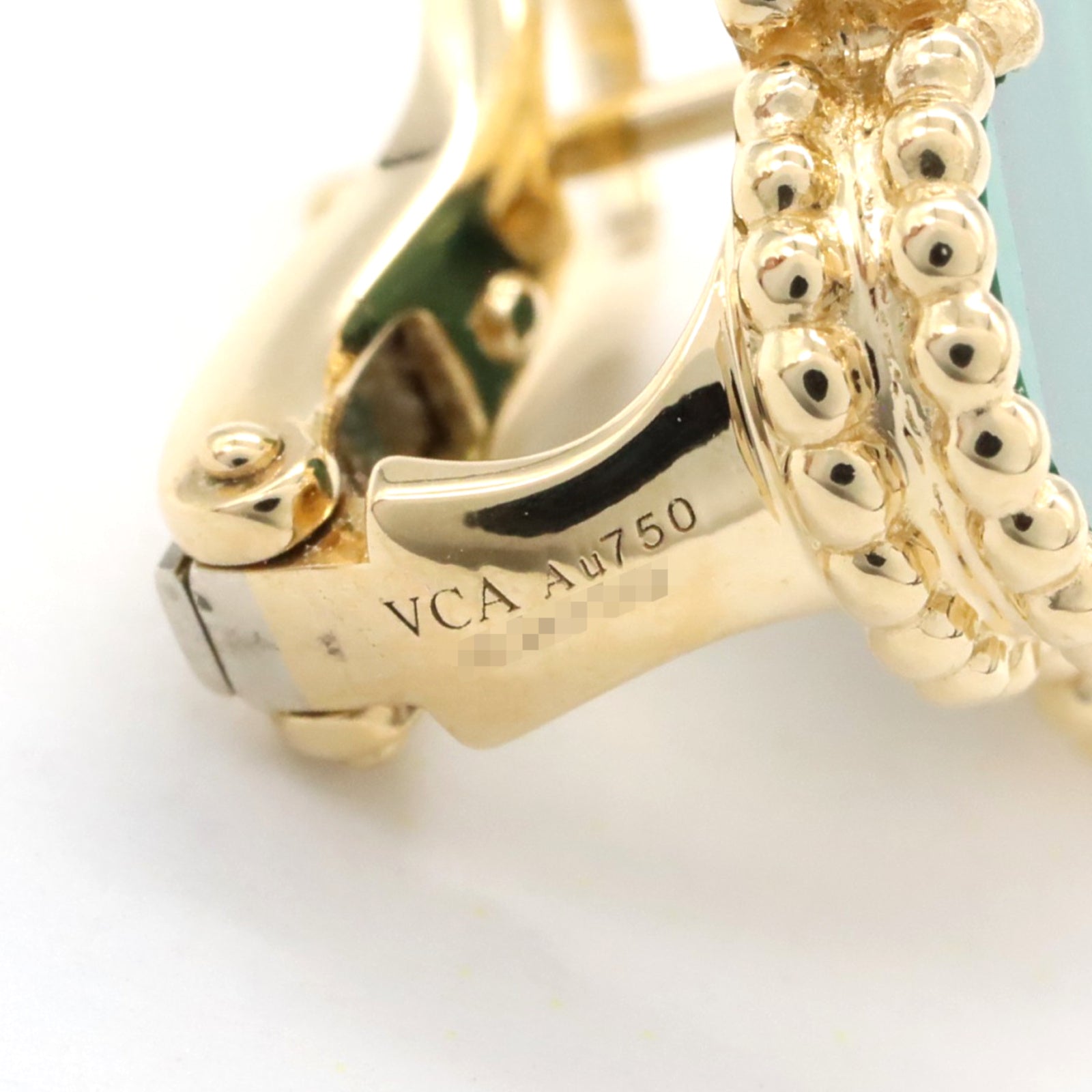 【美品】ヴァンクリーフ＆アーペル ピアス ヴィンテージ アルハンブラ マラカイト 楽天市場】ヴァンクリーフ＆アーペル Van Cleef & Arpels ピアス