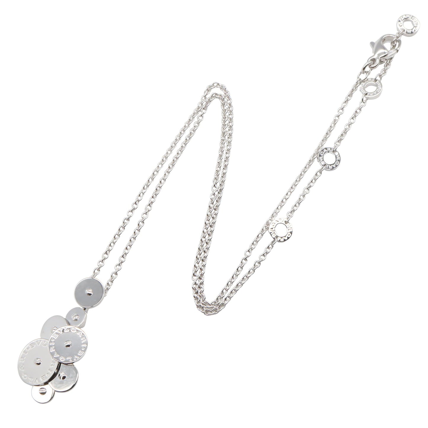 チクラディ ネックレス ネックレス K18WG（ホワイトゴールド） シルバー ブルガリ アクセサリー BVLGARI