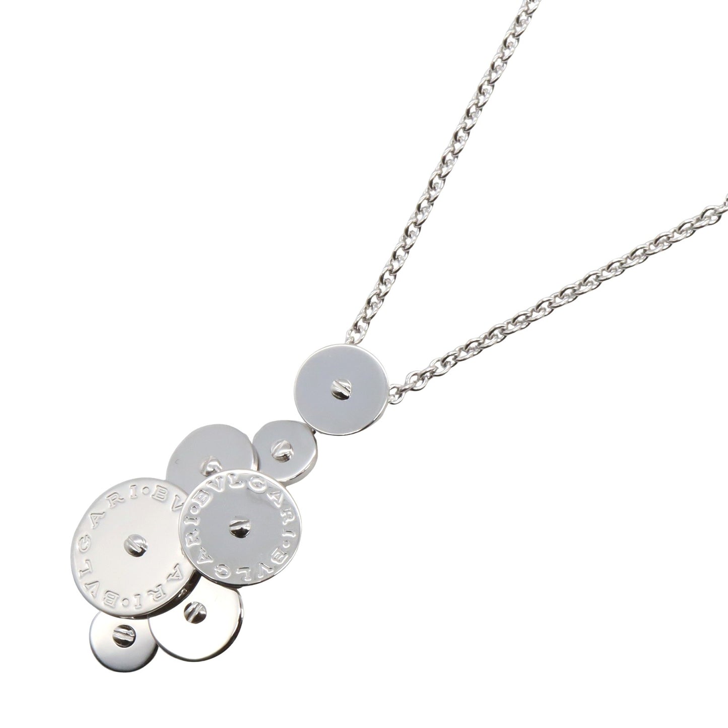 チクラディ ネックレス ネックレス K18WG（ホワイトゴールド） シルバー ブルガリ アクセサリー BVLGARI