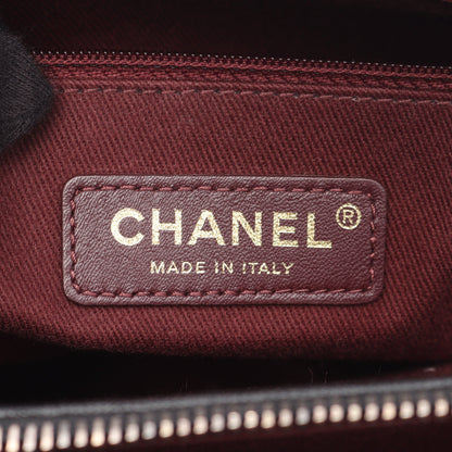 マトラッセ チェーンハンドバッグ レザー ブラック ゴールド金具 2WAY シャネル バッグ CHANEL