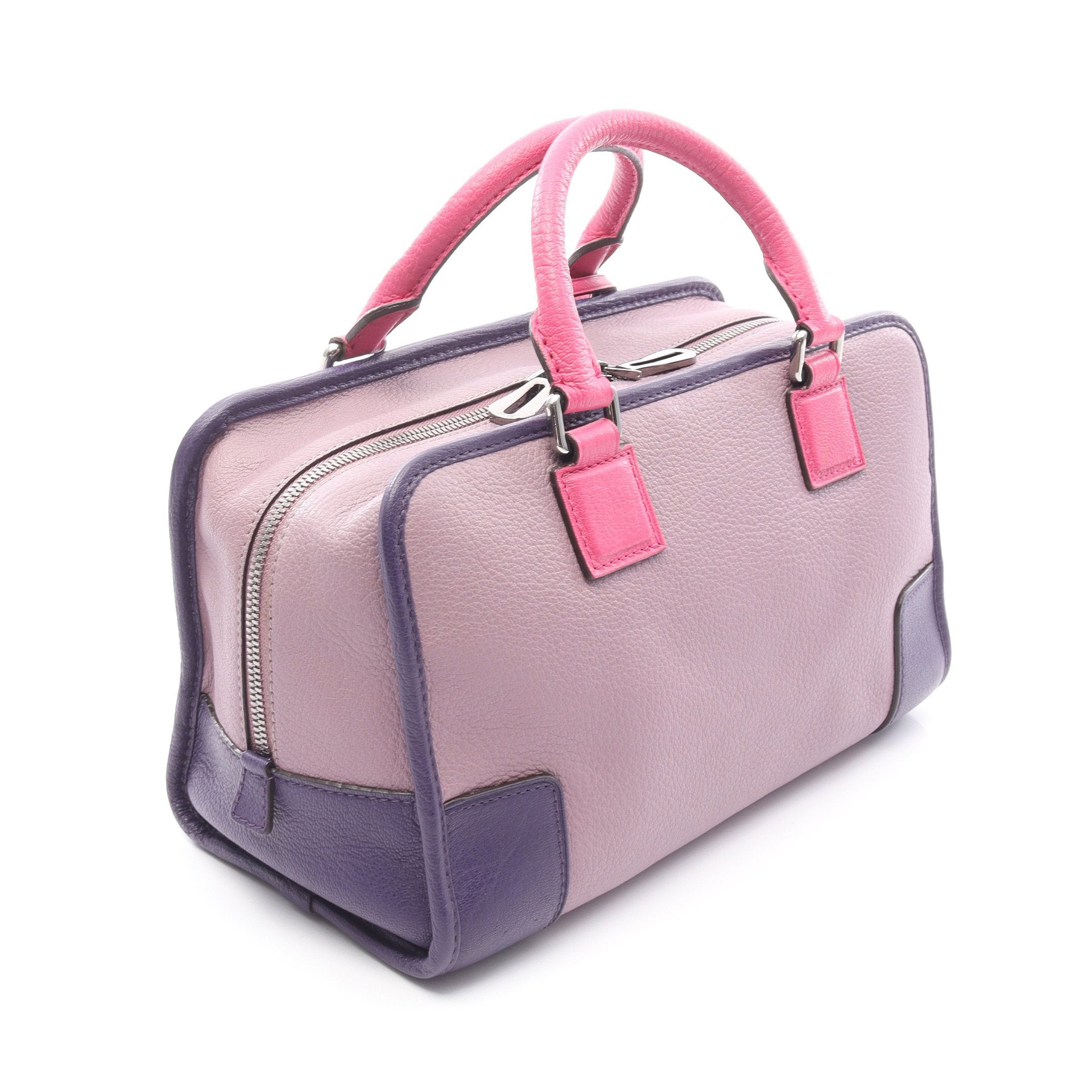 アマソナ28 ハンドバッグ レザー ライトパープル パープル ピンク