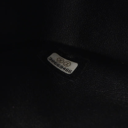 ミニマトラッセ チェーンショルダーバッグ ラムスキン ブラック シルバー金具 シャネル バッグ CHANEL