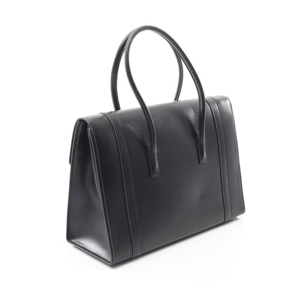 ドラッグ30 ハンドバッグ ボックスカーフ ブラック ゴールド金具 ○G刻印 エルメス バッグ HERMES