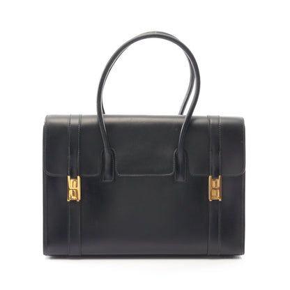 ドラッグ30 ハンドバッグ ボックスカーフ ブラック ゴールド金具 ○G刻印 エルメス バッグ HERMES