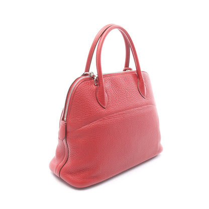 ボリード31 ルージュカザック ハンドバッグ トリヨンクレマンス レッド シルバー金具 2WAY □R刻印 エルメス バッグ HERMES