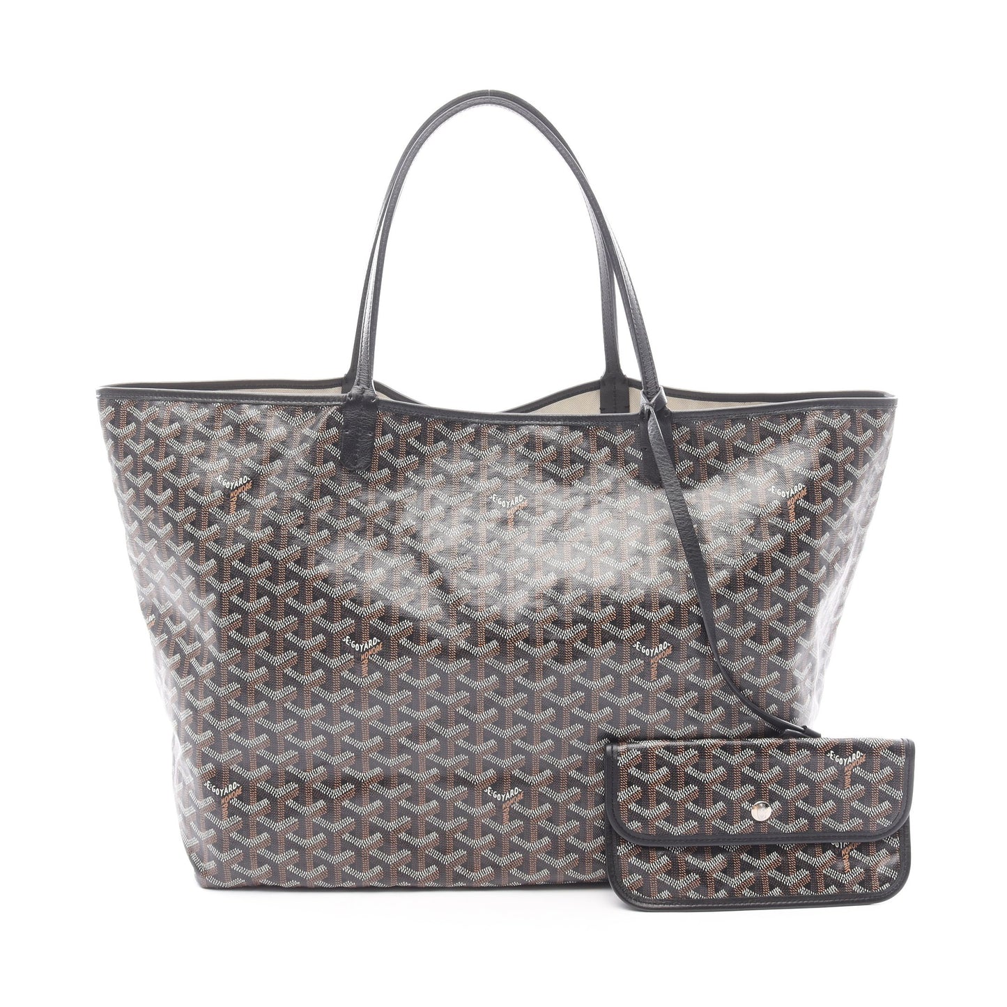 サンルイGM ハンドバッグ トートバッグ コーティングキャンバス レザー ブラック マルチカラー ゴヤール バッグ GOYARD